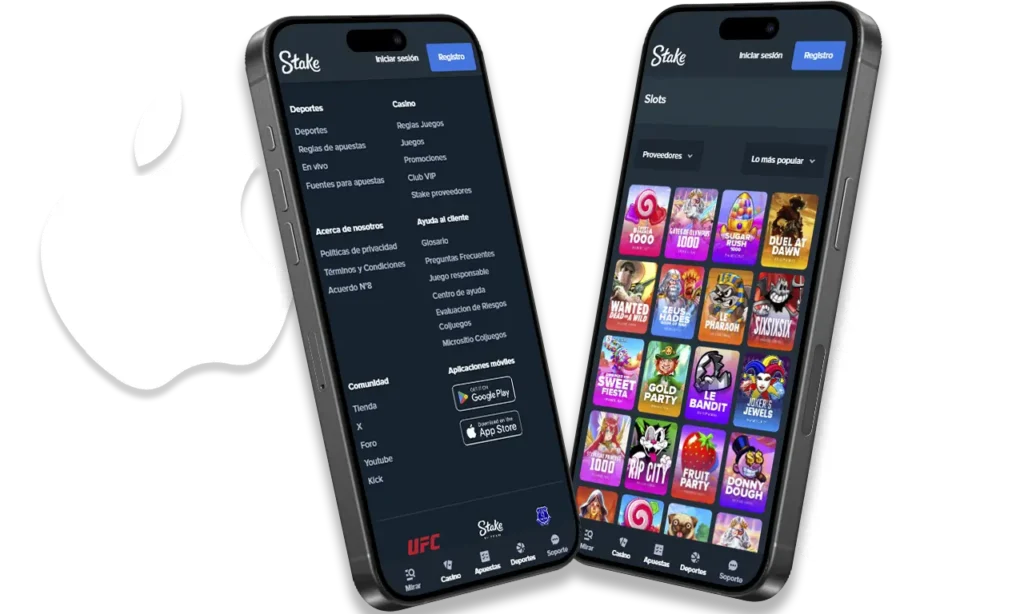 Aplicación móvil Stake Perú: juega desde cualquier lugar