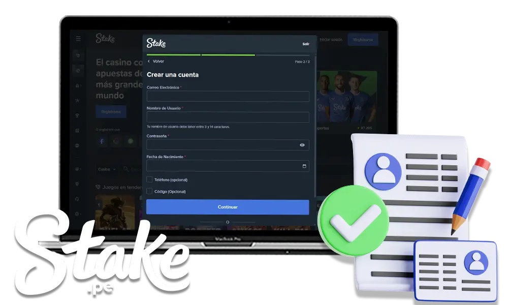 Registro en Stake Perú: Crea tu cuenta y juega